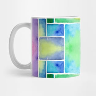 Colorful Squares Pattern Mug